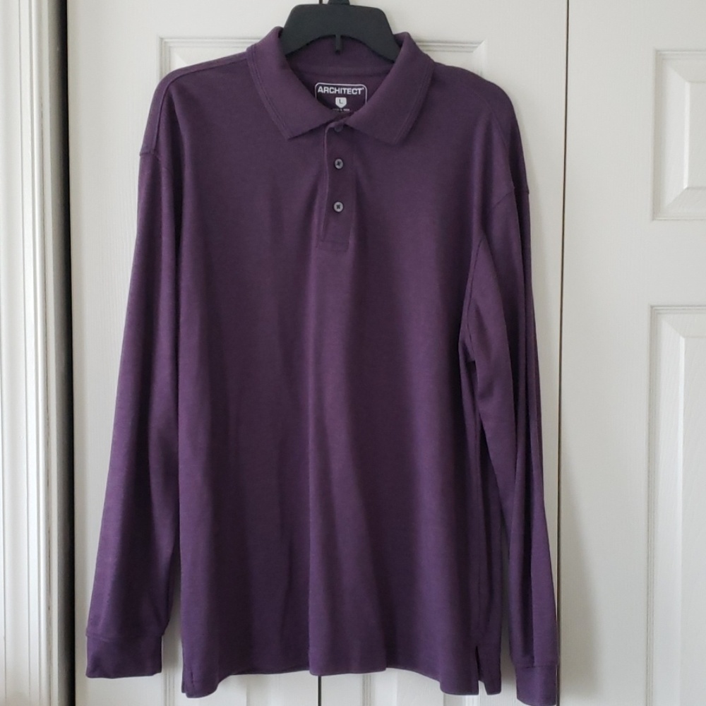 Architect polo long sleeve shirt